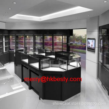 Sell elegant jewelry  kiosk display counter and cabinet  showcase in store or mall.